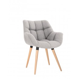 Крісно NOWY STYL VENSAN plus WOOD, тканина, сірий, дерево